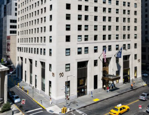 ground floor of 90 Broad Street in FiDi
