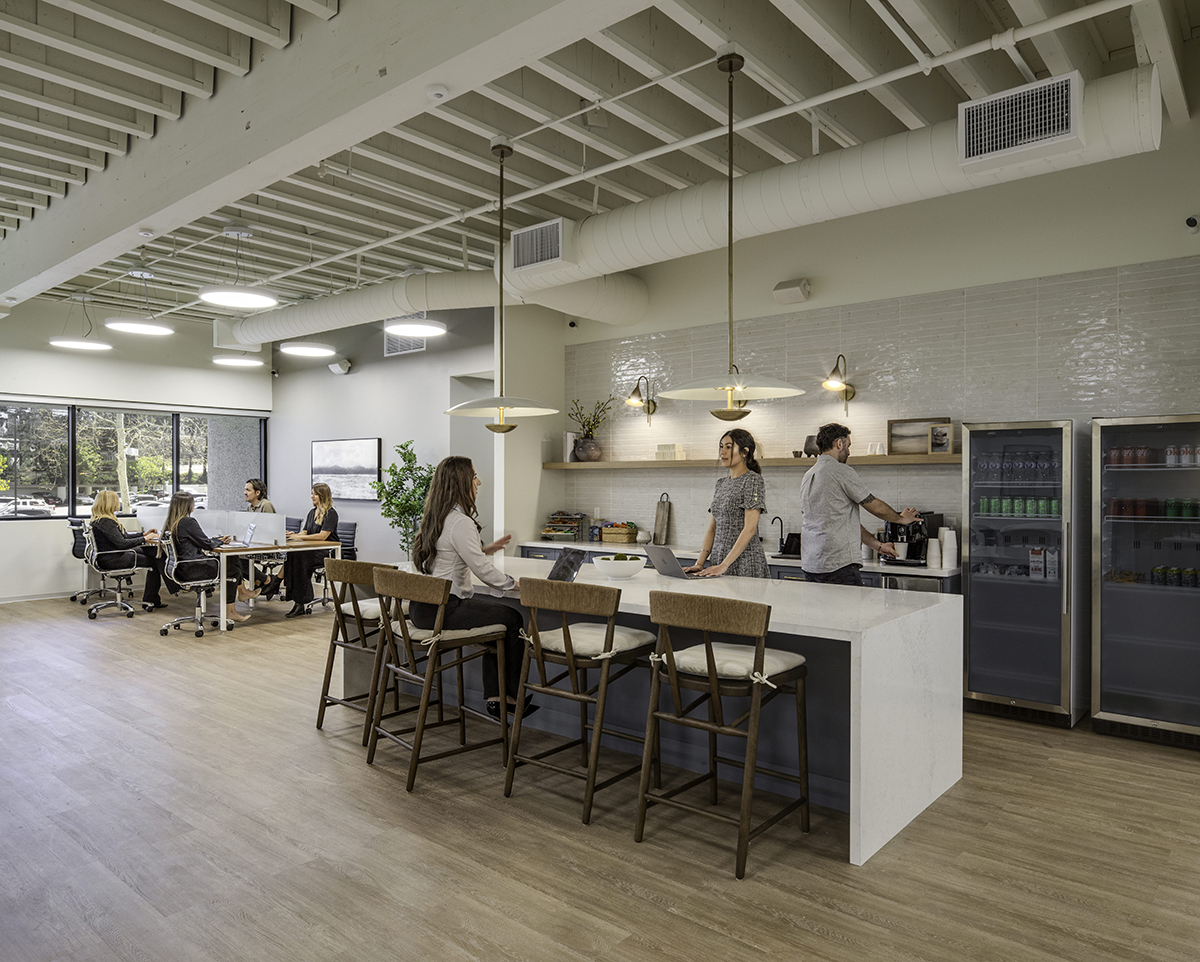 TailoredSpace’s amenity-rich common area in its Kearny Mesa, Calif., location
