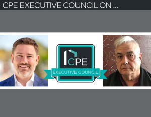 CPE Executive Council logo with headshots of speakers