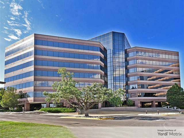 Exterior shot of Commerce Plaza II, an office building in Overland Park, Kan.