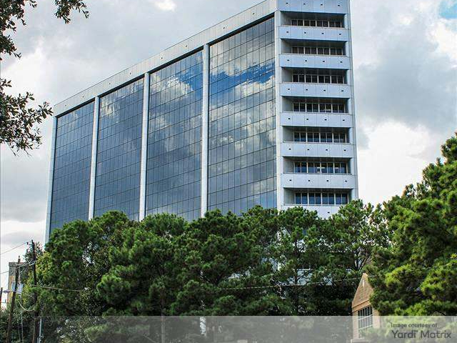 Exterior shot of 5300 Memorial Drive, an office property in Houston.