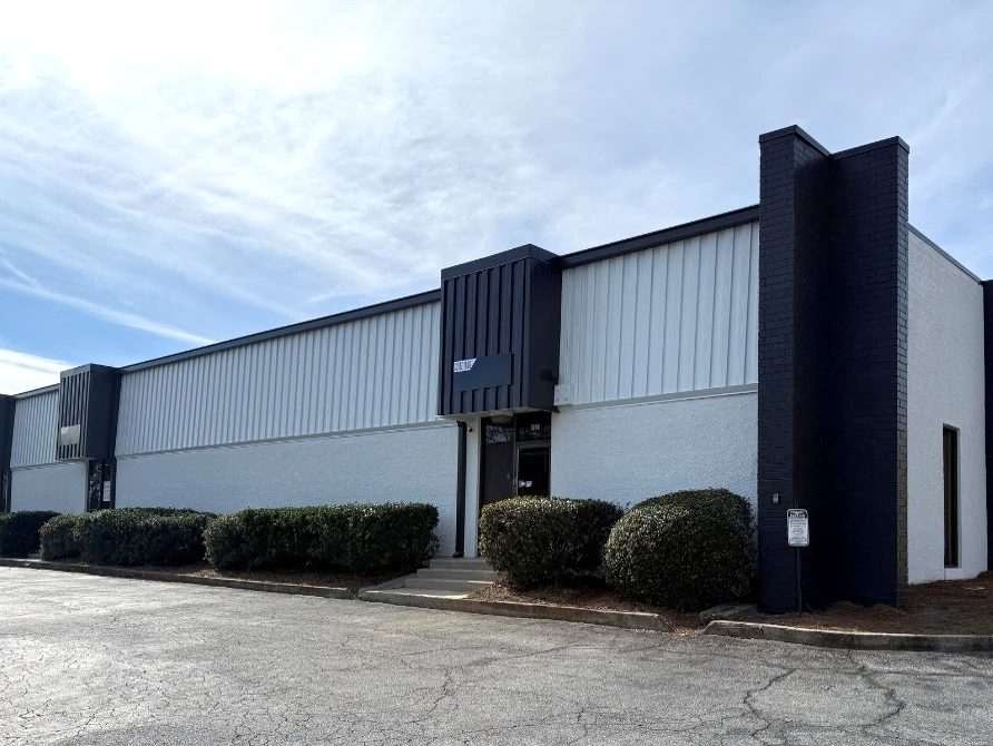 Exterior shot of an industrial facility.