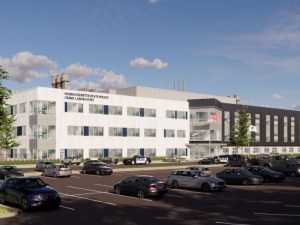Rendering of Greatland Realty Partners’ 200,000-square-foot purpose-built crime laboratory and training facility in Marlborough, Mass.