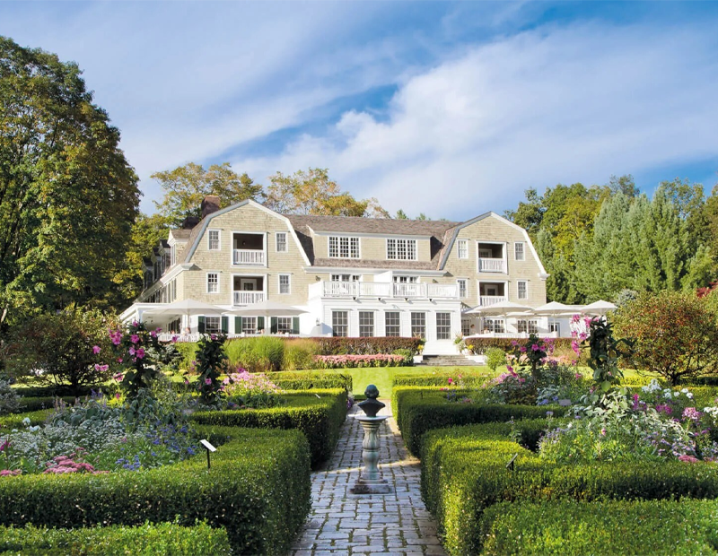 Mayflower Inn & Spa in Washington Connecticut.