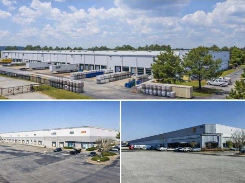 Properties that are part of Provident Industrial’s newly acquired 13-building, 2.5 million-square-foot industrial portfolio in the Memphis, Tenn., metropolitan area.