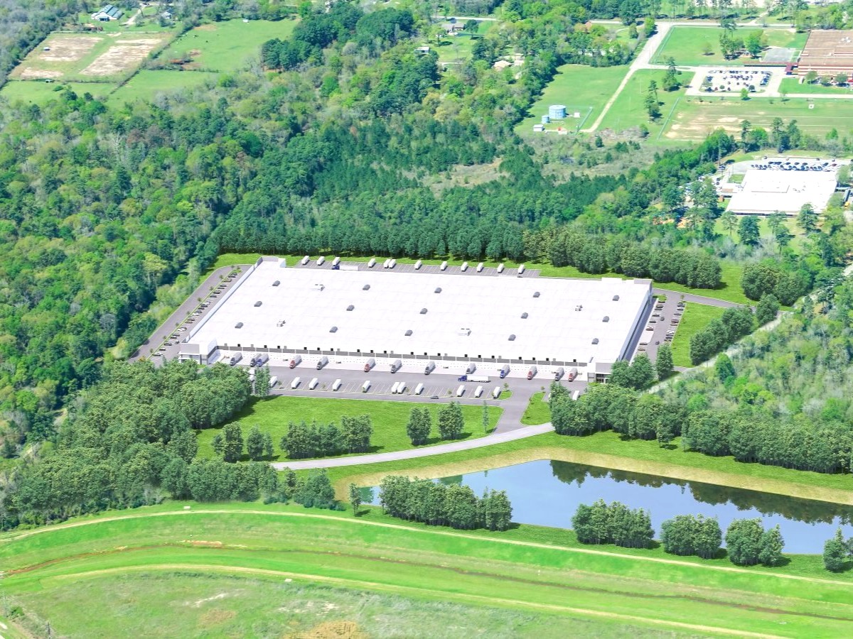 aerial rendering of North Airport Logistics Center