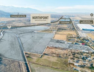 Image of the development site for Northpoint Innovation Park, a 94.5-acre master-planned industrial development, in Salt Lake City