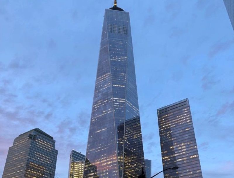 One World Trade Center tower in NYC