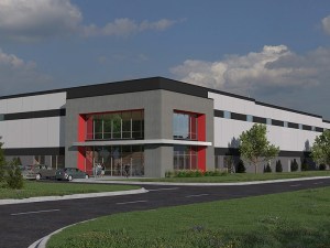 Rendering of industrial property