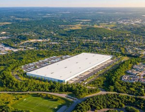 A rendering of National Development's proposed industrial facility in Hudson, Mass.