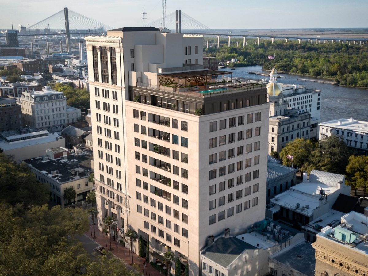 aerial rendering of The Ritz-Carlton Savannah