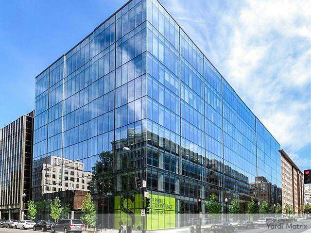 Exterior image of the office building at 2001 M. Street Northwest in Washington, D.C.
