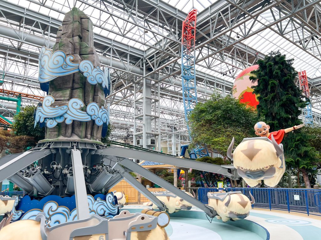 Fly with Appa, an aerial carousel ride that operates within Mall of America