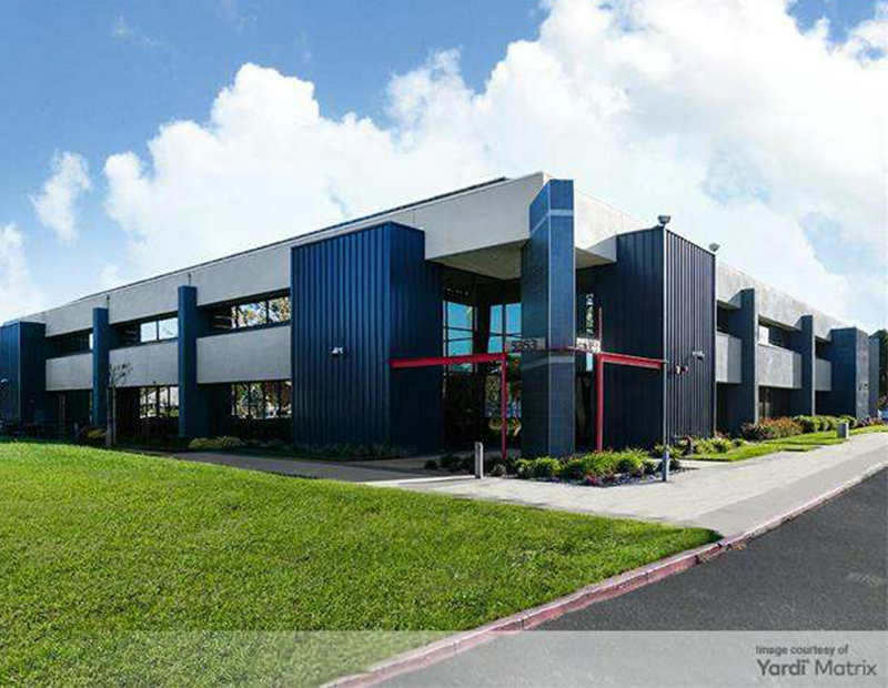 exterior of an office at 5353 Betsy Ross Drive in Santa Clara, Calif.
