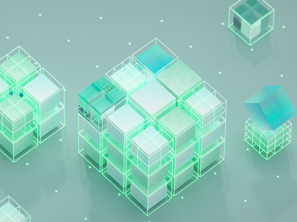 Computer data center, database, data transfer. Online banking. Money, financial, computer protection concept.