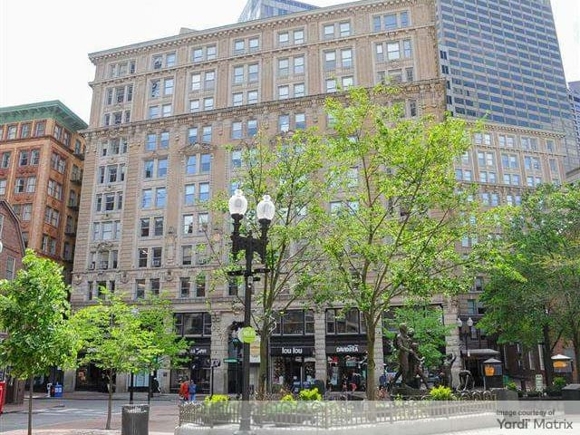 This 1903-built office building at 294 Washington St. may undergo conversion to a multifamily property in Boston.