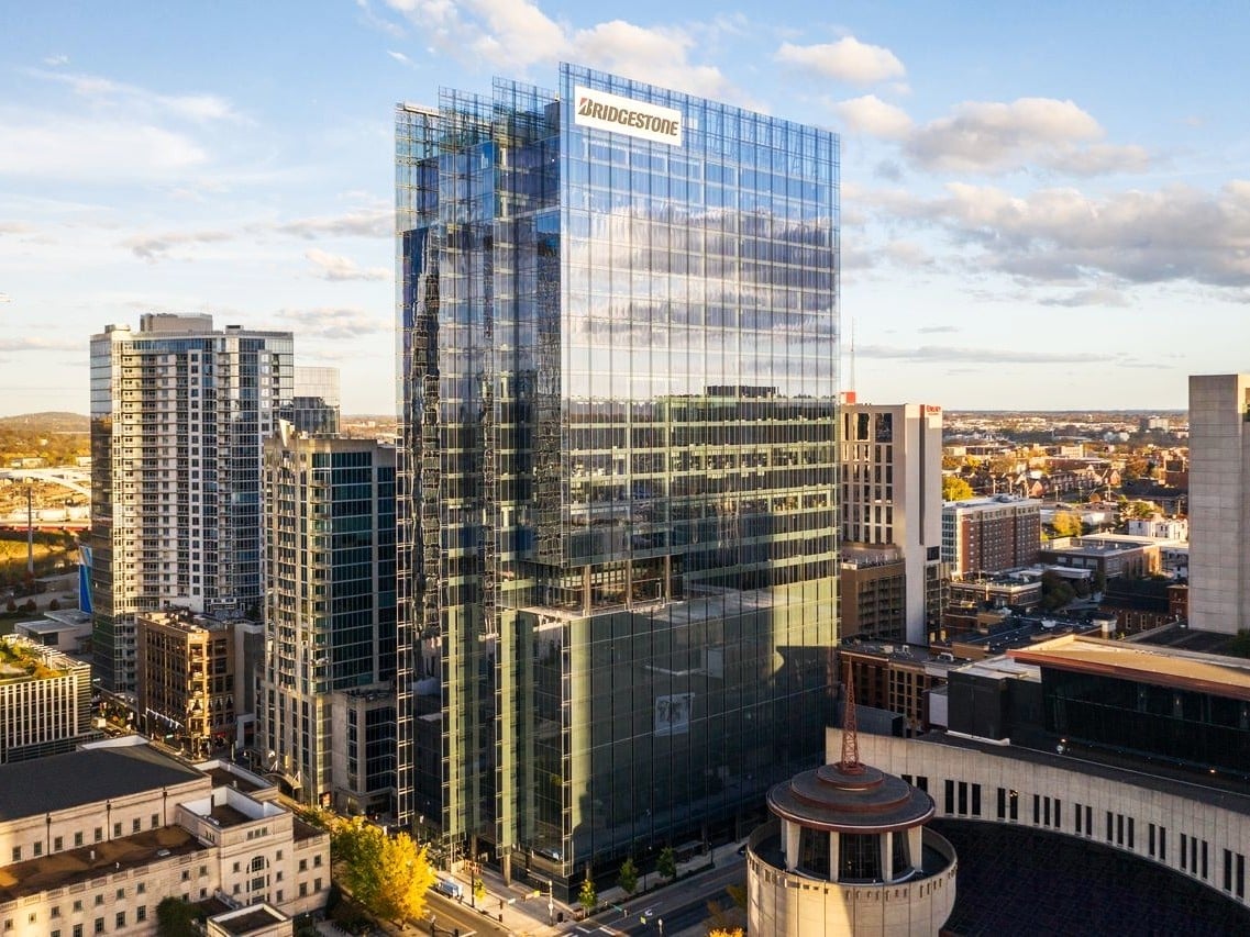 exterior shot of Bridgestone Tower