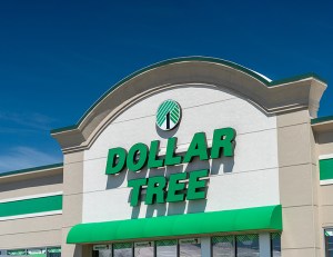 An exterior photo of a Dollar Tree store.