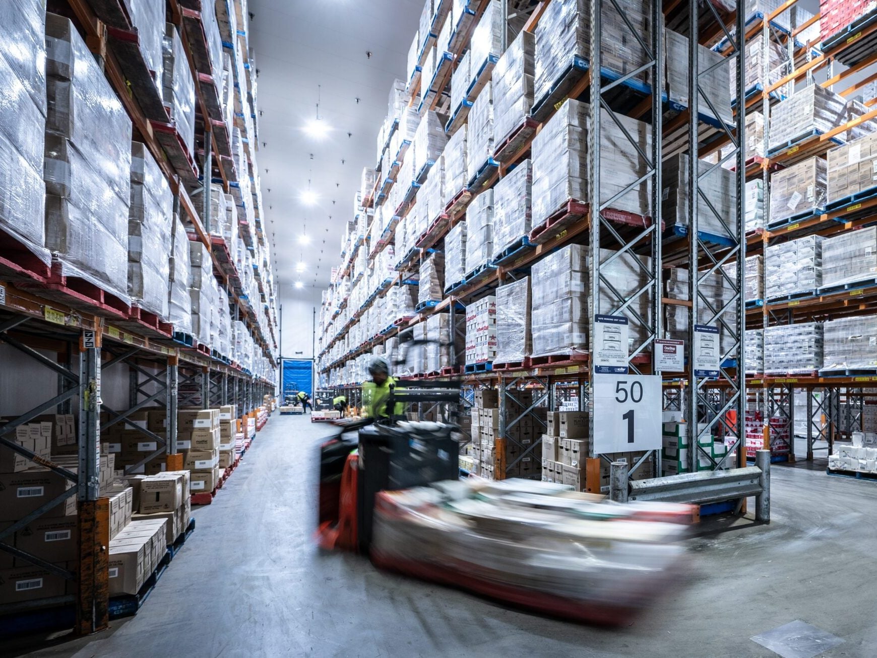 Image of a cold storage warehouse.