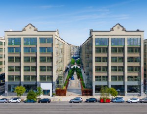 A photo of the Industry City campus.