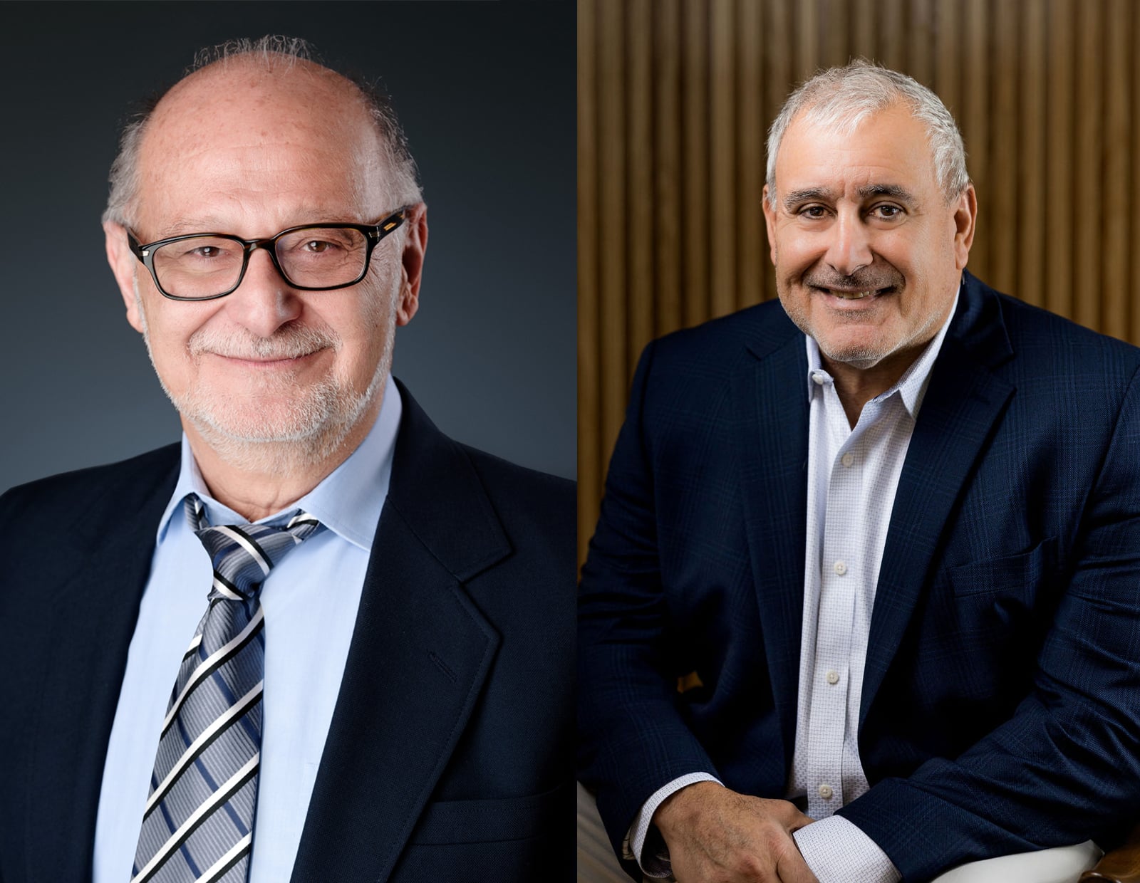 Headshots of John Villano and Stuart Lichter.