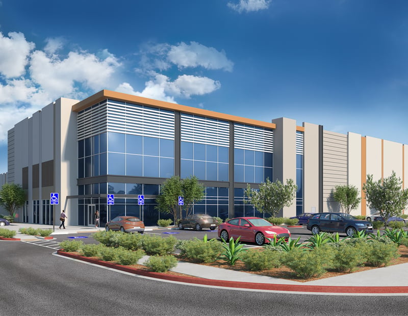 A rendering of North Park Logistics Center.