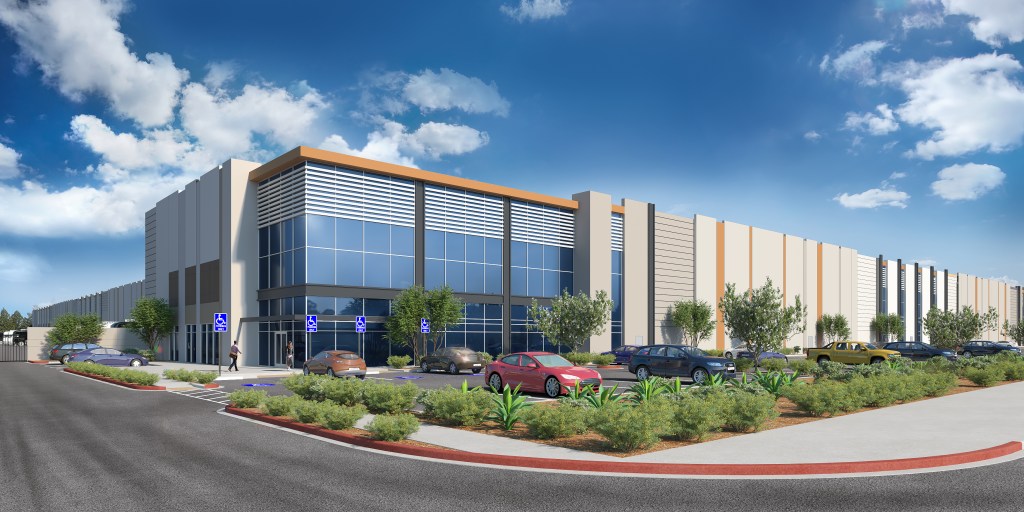 A rendering of North Park Logistics Center.