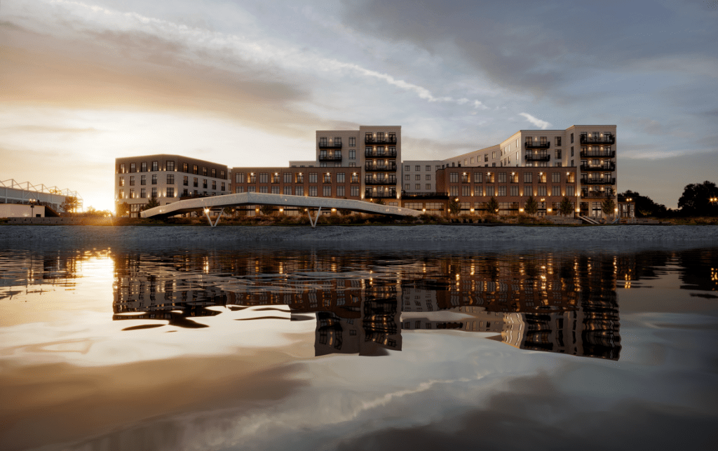 rendering of the upcoming Current Landing projects in Kansas City