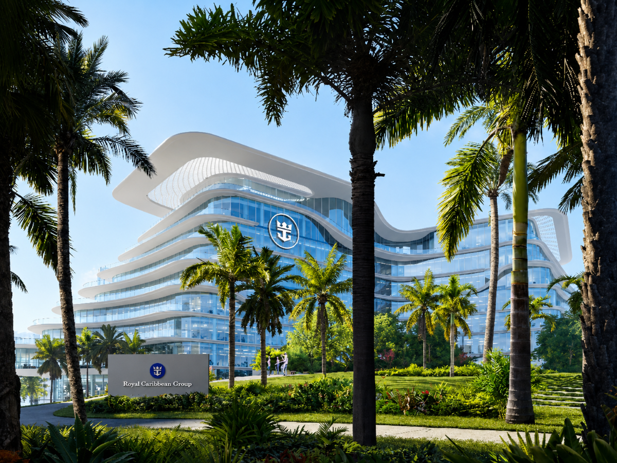 rendering of Royal Caribbean Group's HQ in Miami