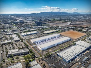 A rendering of Sky Harbor Logistics