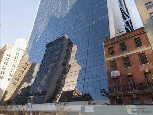 Exterior shot of the office tower at 9 W 57th St. in Manhattan.