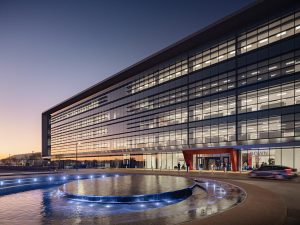 Image depicting the exterior of one of TSMC's fabs in Phoenix.