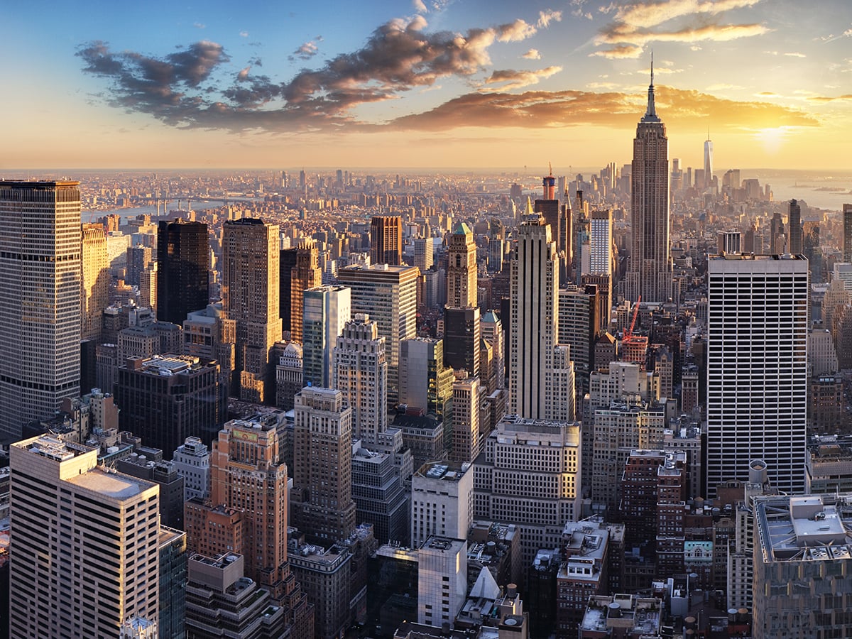 Image of the New York City skyline.