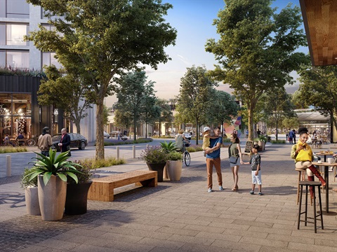 A rendering of Willow Village