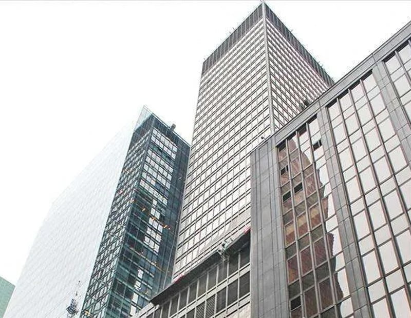 Outside shot of 10 E. 53rd St., a 390,000-square-foot office tower in Midtown Manhattan.