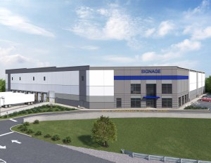 A rendering of 389 New Brunswick Ave., a 76,000-square-foot industrial facility planned for Rahway, N.J.