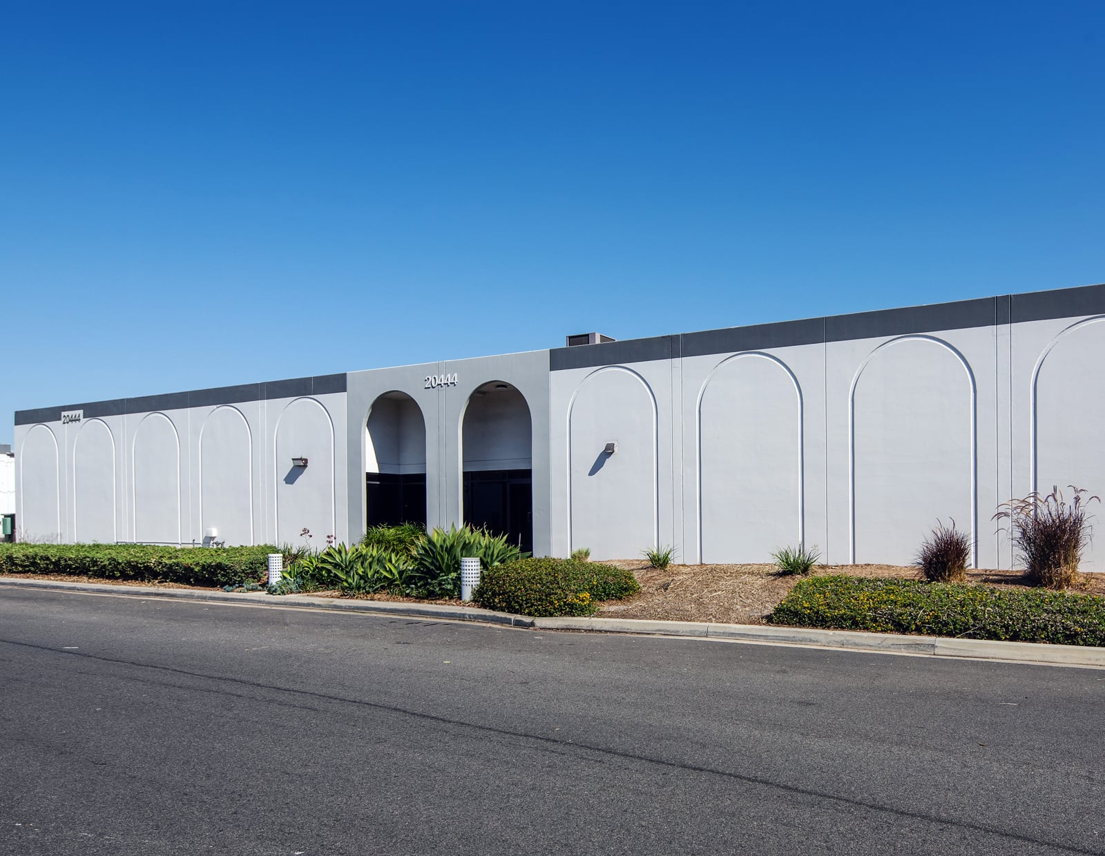 A photo of one of the buildings within Carson Industrial Center.