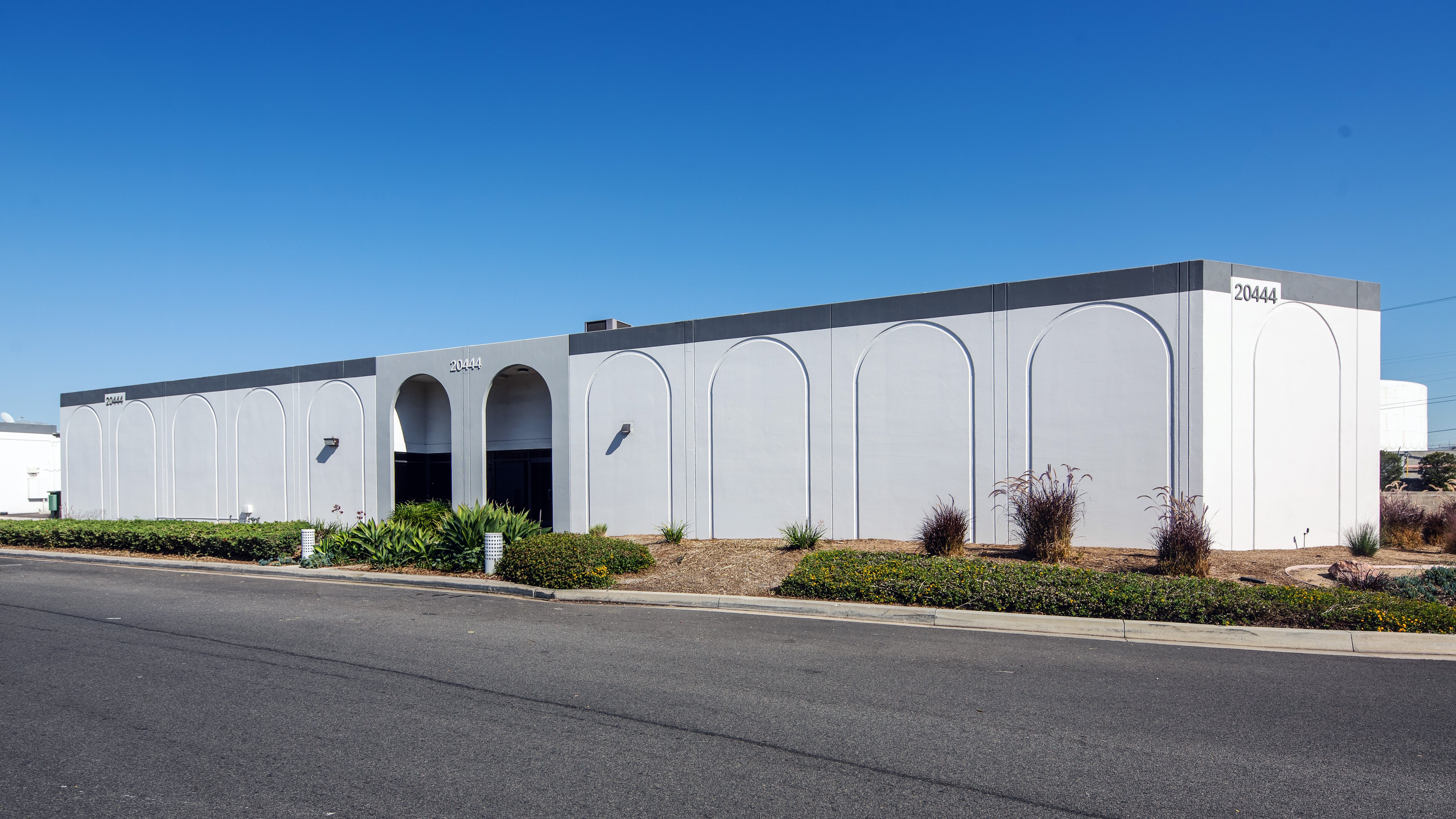 A photo of one of the buildings within Carson Industrial Center.