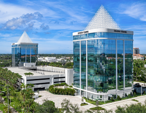 Two office towers in Palm Beach Gardens