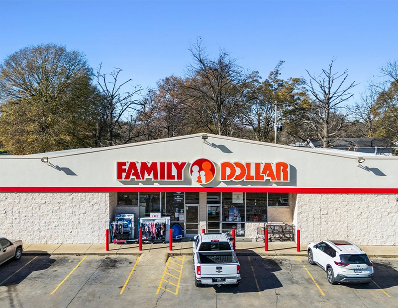 Exterior of Family Dollar Store