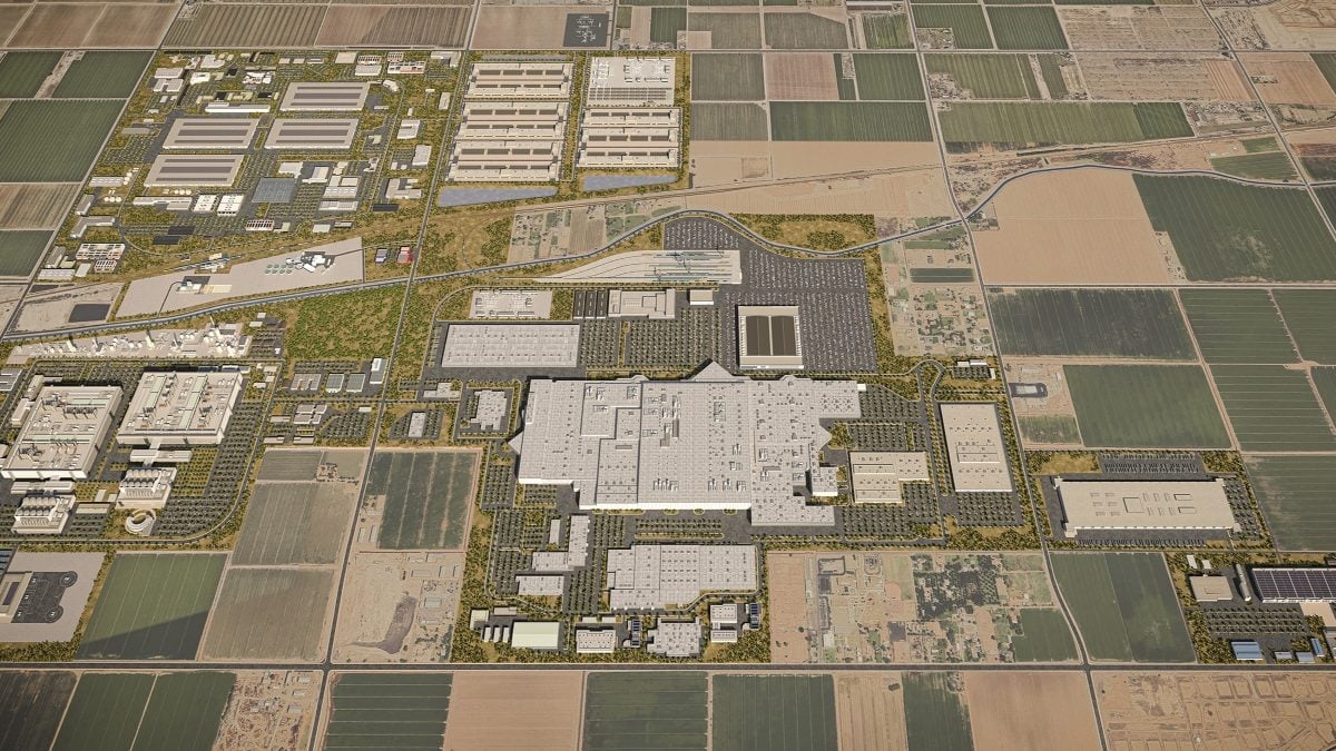 aerial view of the Grand View master plan
