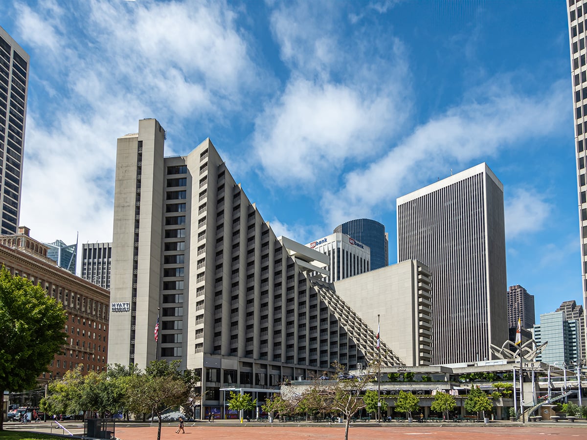 A photo of the Hyatt Regency San Francisco.