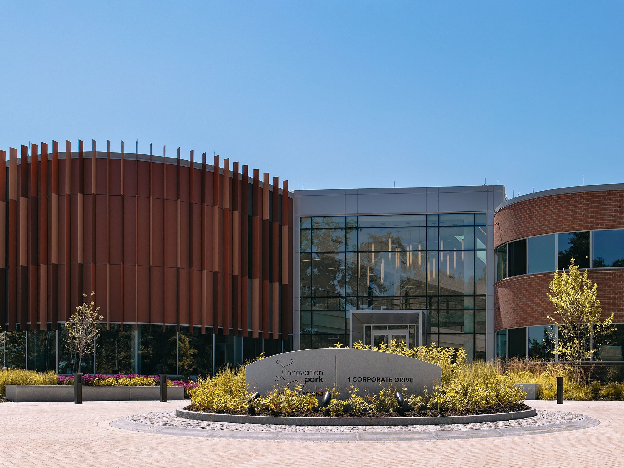 A photo of 1 Corporate Drive at Innovation Park.