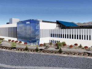 Rendering of Vantage Data Centers' 224 MW, $3 billion hyperscale campus near Reno, Nev.