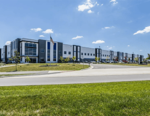 Exterior shot of NorthPoint One, an industrial facility in Westfield, Ind.