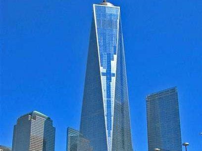 Exterior shot of One World Trade Center.