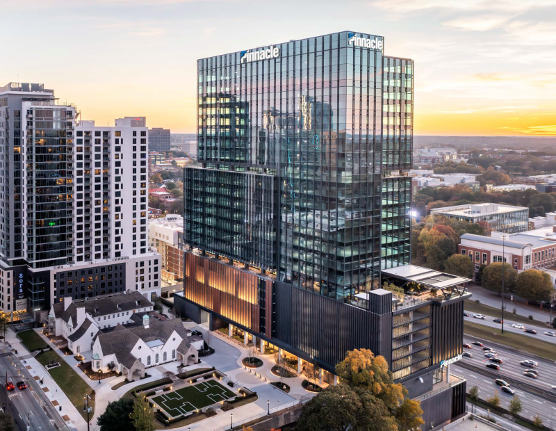 Ten Twenty Spring, a 25-story, 525,000-square-foot Class A office building in Midtown Atlanta