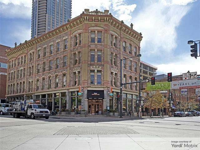 Outside shot of 1400 Larimer St., a 240,847-square-foot, four-story, 15-building historic property in Denver.
