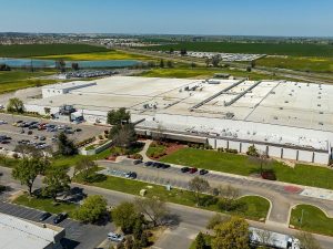 Exterior shot of a 507,028 square-foot facility at 2201 Cooper Ave. in Merced, Calif.