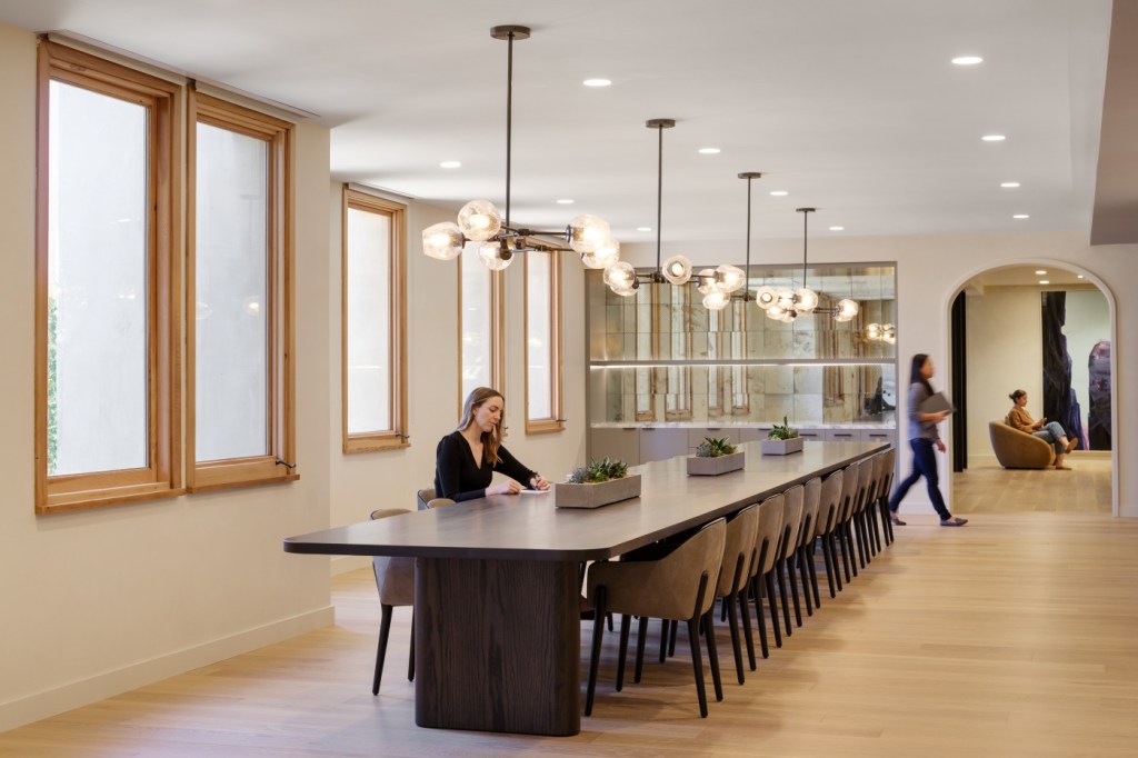 interior of private equity firm at Menlo Park